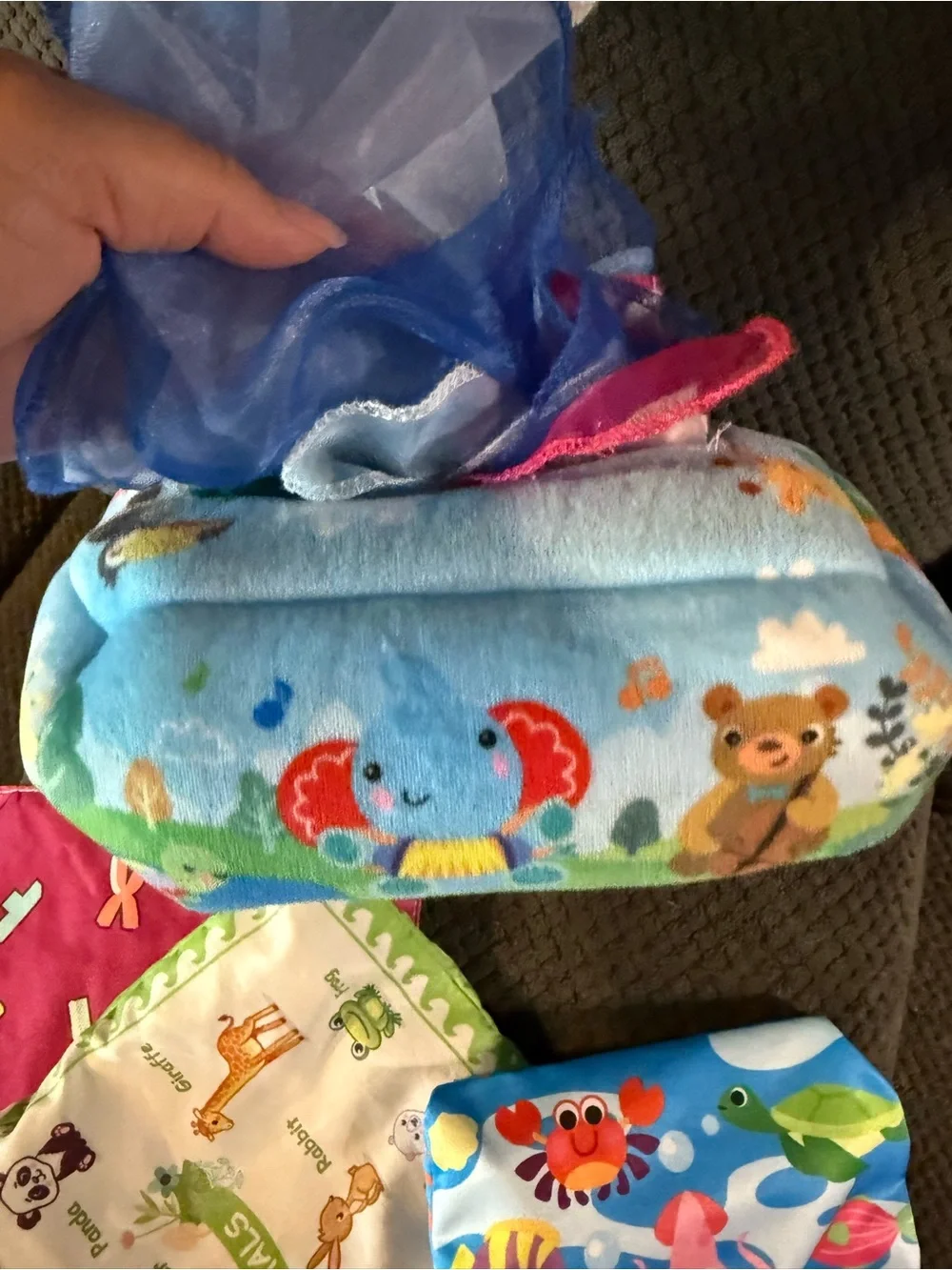 Montessori Tissue Box Sensory Toy